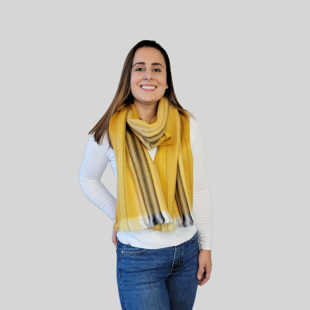 Alpaca Wool Scarf - Liliana