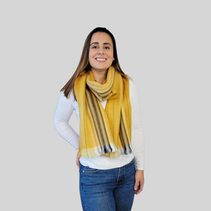 Alpaca Wool Scarf - Liliana