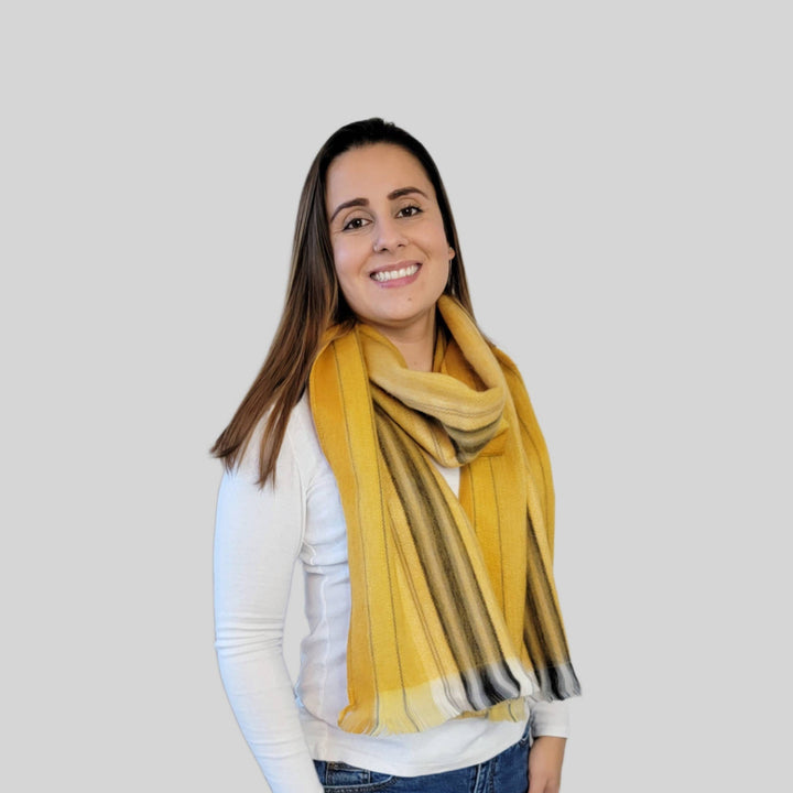 Alpaca Wool Scarf - Liliana