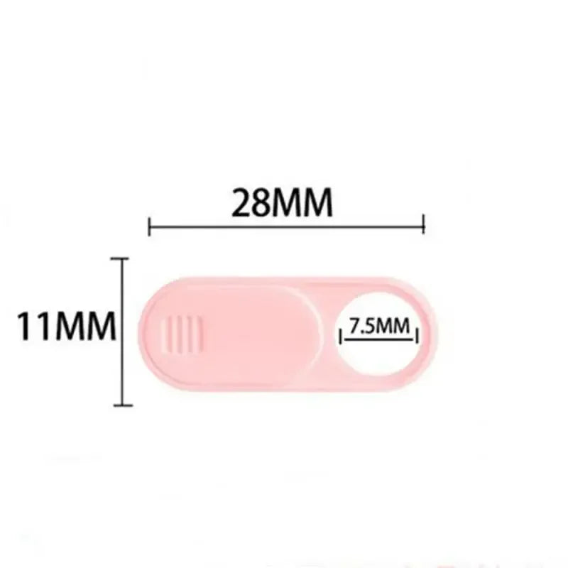 Universal Plastic Black WebCam Cover Shutter Magnet Slider Camera Cover for IPhone Laptop Mobile Phone Len Privacy Stickers